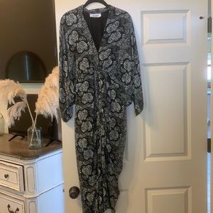 Maxi kaftan style dress